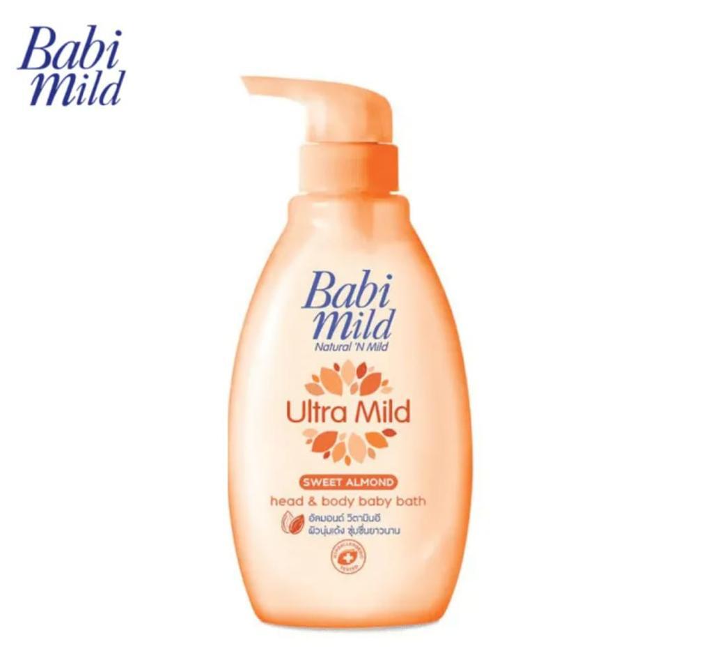 Babi Mild Ultra Mild Sweet Almond Baby Bath 200ml