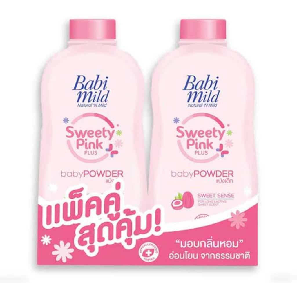 Babi Mild Sweety Pink Plus Powder 380g