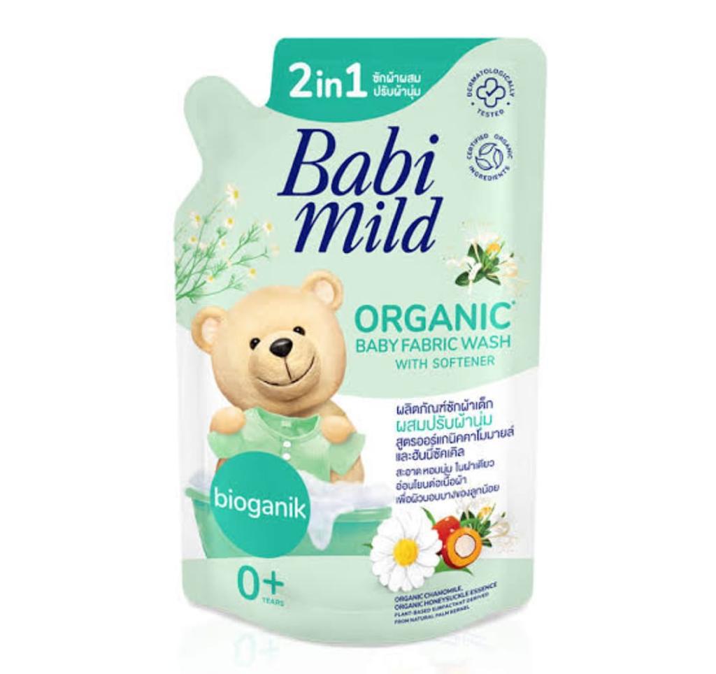 Babi Mild Organic Baby Fabric Wash With Softener 450ml