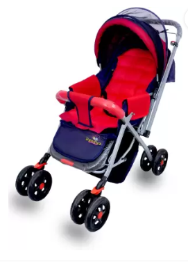 Bright Star 6060 Baby stroller red and blue