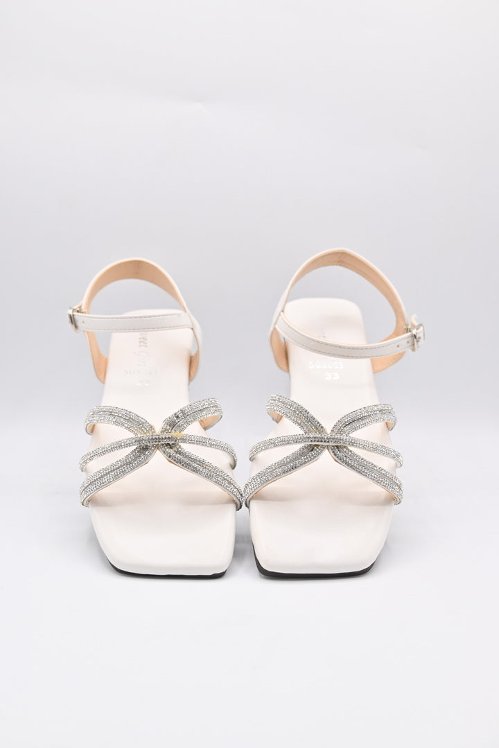Girls Formal Sandal - LC 5093 White