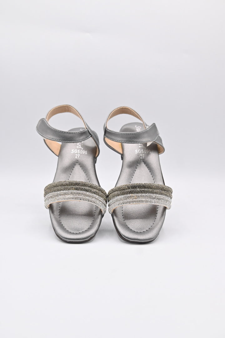 Girls Formal Sandal - 5096 Silver