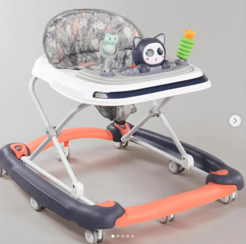 INFANTES Kitty 2 IN 1 Rocking Baby Walker With Music Light